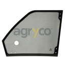 Vitre de porte supérieure - gauche - plate - claire pour téléscopique MERLO 83431 adaptable