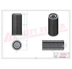 Filtre hydraulique adaptable HIFI FILTER SH51572
