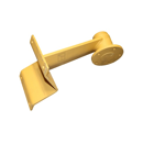 Support à disque renforcé avant 80 x 80 mm adaptable - BlackSteel©