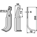 Fräsmesser Rechts 200 x 50 Casorzo Nachbau