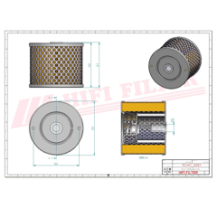 Filtre hydraulique adaptable HIFI FILTER SH52951