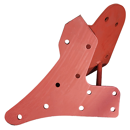 Sep gauche pour charrue KVERNELAND KK073412 adaptable - Blacksteel©