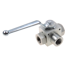 Zweiwege Umschalthahn 3x DKL 1Zverzinkt mit Befestigungsbohrung Fabrikat ValCon  