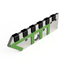 Contre-sep Gauche avec plaquettes carbure équerres et rechargement OVLAC 64000216 adaptable