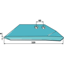 Flügelschar - rechts 101RAB05R Rabe Nachbau
