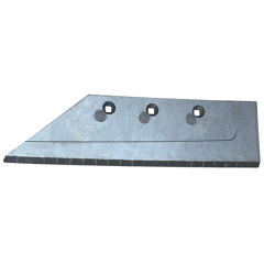 Soc carbure Gauche à barre 16" avec rechargement pour charrue GRÉGOIRE BESSON 172602 adaptable - BlackSteel©