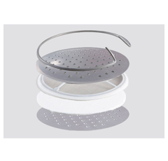 Couloir à lait avec grilles en aluminium ∅ 30 cm KAMER