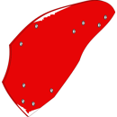 Streichblech-Hinterteil - links KK063273M Kverneland by Muzzi Industrie