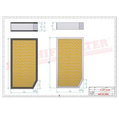 Filtre habitacle adaptable HIFI FILTER SC40066KITCAG