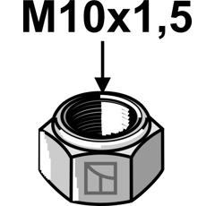 Selbstsichernde Mutter M10
