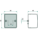 Feu anti-brouillard arrière 8° ou 12° - HELLA