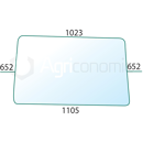 Pare-brise clair pour machine agricole FIAT - FORD 5108663 adaptable