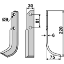 Fräsmesser Rechts 220 x 30 Bertolini Nachbau