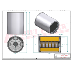 Filtre à gasoil adaptable HIFI FILTER SN916030