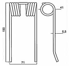 Dent de pickup VICON adaptable pz408nm