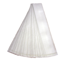 Tube filtrant cousu pour lait, tissé 320 x 60 mm (Vendu par 250 pièces)