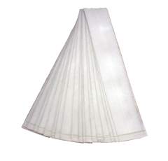 Tube filtrant cousu pour lait, tissé 320 x 60 mm (Vendu par 250 pièces)