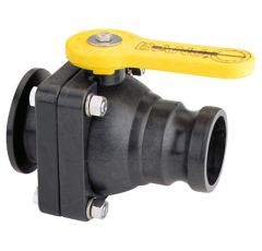 Vanne polypropylène 2 voies came Ø 63 mm BANJO