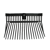 Fourche à crottins en polycarbonate 19 dents - HORIZONT