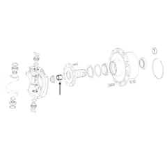 Bague pour tracteur CASE IH 04322272 adaptable