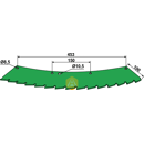 Sägemesser für Mischwagen KEMPER 66037 Nachbau