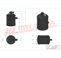 Deshydrateur Climatisation adaptable HIFI FILTER DYH60000