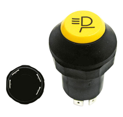 Bouton poussoir phare 12 V pour machine agricole STEYR 133700580007 adaptable