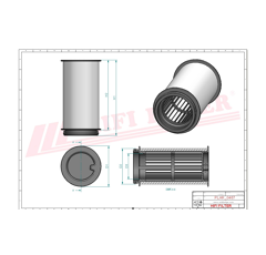 Filtre d'aération adaptable HIFI FILTER SAO5119