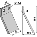 Rotorzinken Rechts / Links 180 x 80 Maletti Nachbau