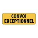 Panneau convoi exceptionnel 1250 mm adaptable