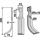 Fräsmesser Links 200 x 35 Diesse Nachbau