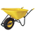 Brouette hercule 110 litres polypropylène jaune