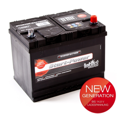 Starterbatterie 12 V 70AH gefüllt geladen 57029GUG Intact