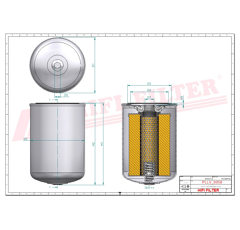 Filtre à huile adaptable HIFI FILTER SO10027