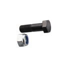Boulon à tête hexagonale M16x1,5x52 avec écrou à freinage interne adaptable - Blacksteel©