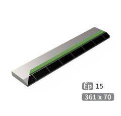 Mise Gauche à souder carbure et rechargement TOUTES MARQUES 361x70 mm adaptable