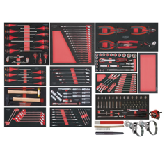 Servante d'atelier ULTIMATE 7 tiroirs - 206 outils | KS TOOLS