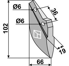 Clavette pour soc pour semoir HASSIA 31785 adaptable - BlackSteel©