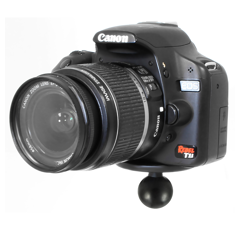 Base Ø 3,81 cm à platine ronde - filetage 1/4" | RAM