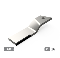 Lame rotalabour Gauche carbure, fixation 1 trou HOWARD 653829V adaptable