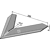 Hackschar 280mm - 405728 | Steketee - Nachbau