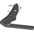Lame planet gauche 175 mm pour bineuse STEKETEE 405795-ZM adaptable