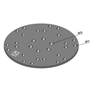 Koppelscheibe Ø340mm passend zu Fingersternelement - Ø700mm - K.U.L.T