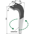 Kreiseleggenzinken,  beschichtet - links RH45LDURA RH  Rabe