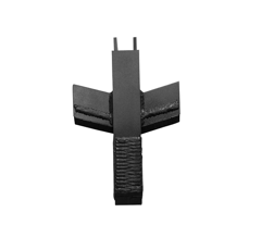 Sabot de décompacteur, petit modèle, avec ailerons plaquettes carbure et rechargement SIROT adaptable