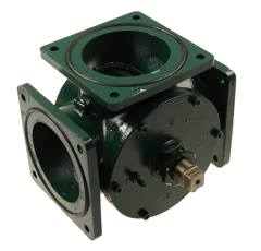 Flanschdreiwegehahn 5", ohne Hebel,für Pumpfässer MZ System