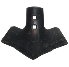 Reja de escardadora triangular 250 x 6 mm 2 agujeros adaptable