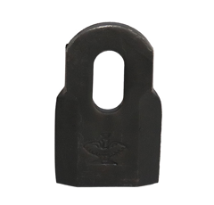 Cuchilla derecha 80 x 40 x 6 mm para trituradora FERRI adaptable