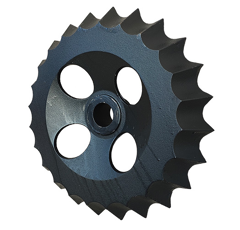 Rueda dentada Ø 450 mm para rodillo GÜTTLER 75408000 adaptable