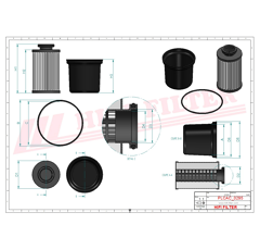 Filtre à urée adaptable HIFI FILTER KD70438